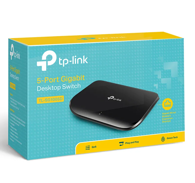 Switch de rețea TP-LINK TL-SG1005D, 5x 10/100/1000 Mbps