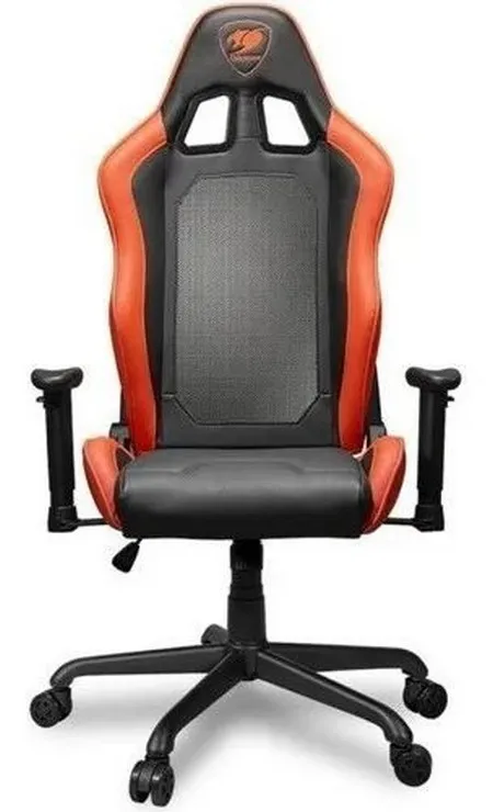Scaun Gaming Cougar Armor Air, PVC Piele, Portocaliu