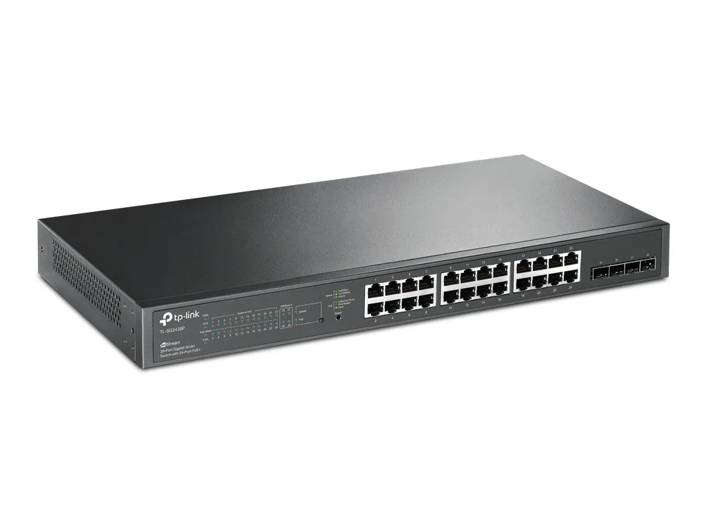 Comutator PoE TP-LINK TL-SG2428P, 24x IEEE 802.3af/at