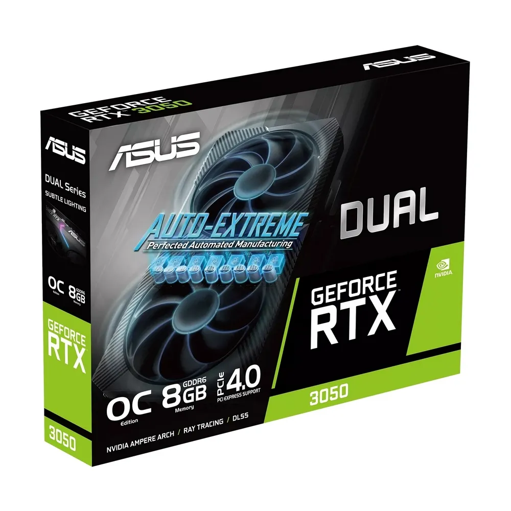 Placă Video ASUS DUAL-RTX3050-O8G,  8GB GDDR6 128bit