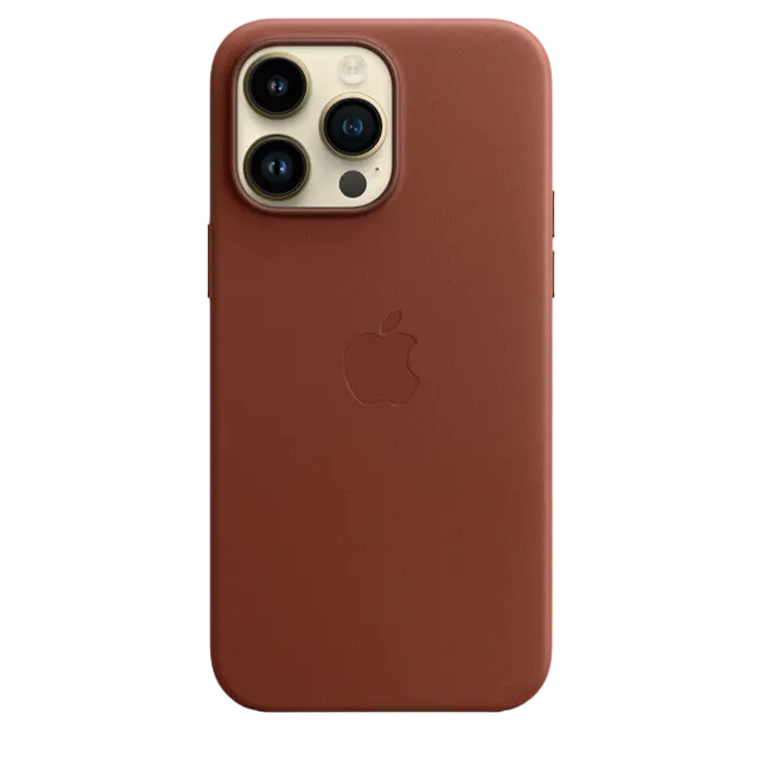 Original iPhone 14 Pro Max Leather Case with MagSafe - Umber, Model A2909