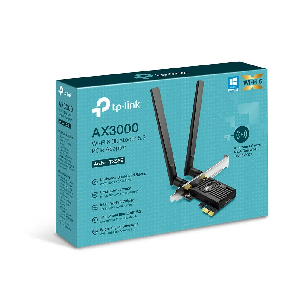 Adaptor PCle TP-LINK Archer TX55E, PCI-E