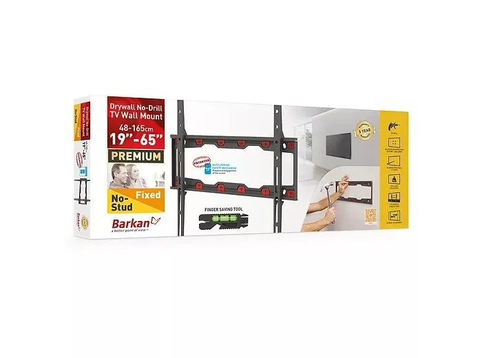 Suport fixat pe perete BARKAN ND300, Negru