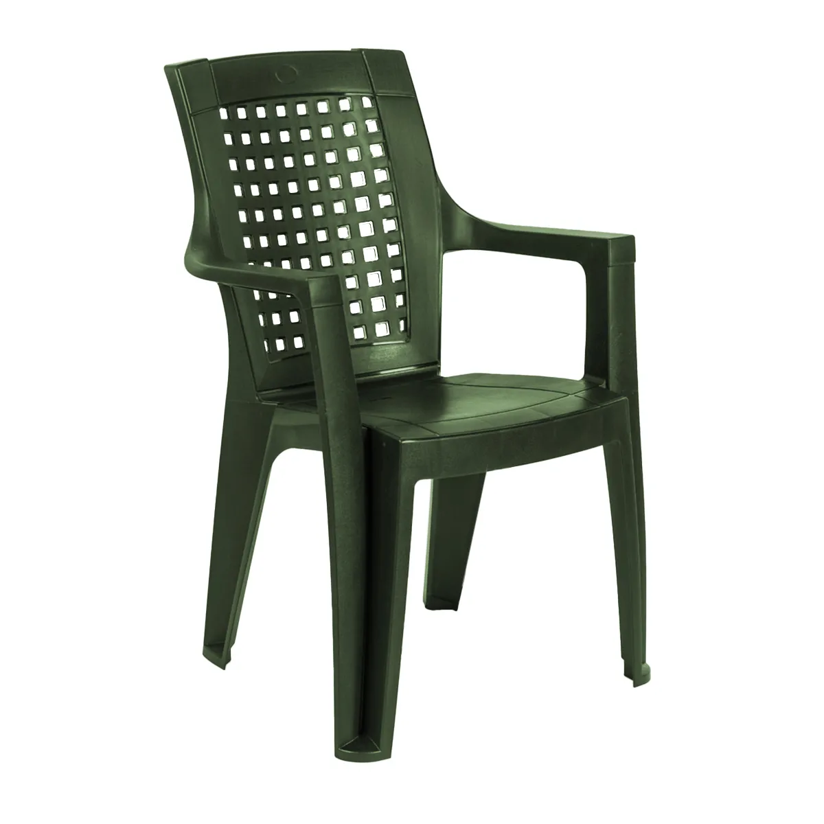 Scaun plastic Ema (verde)
