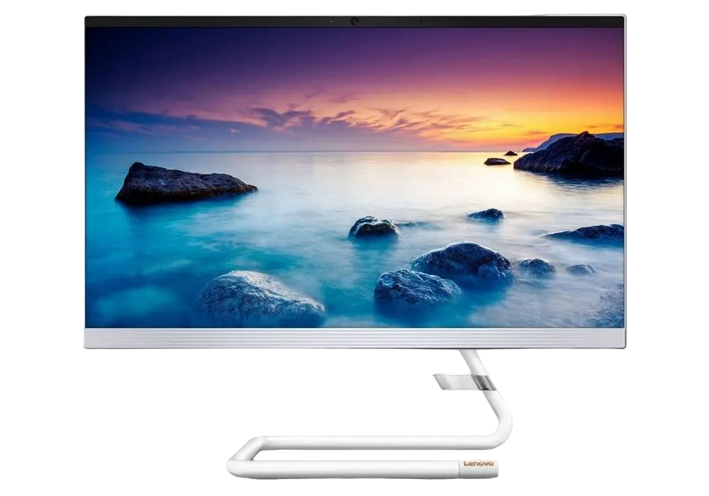 Computer All-in-One Lenovo IdeaCentre A340-22IGM, 21,5", Intel Pentium J5040, 4GB/256GB, Windows 10 Home, Alb