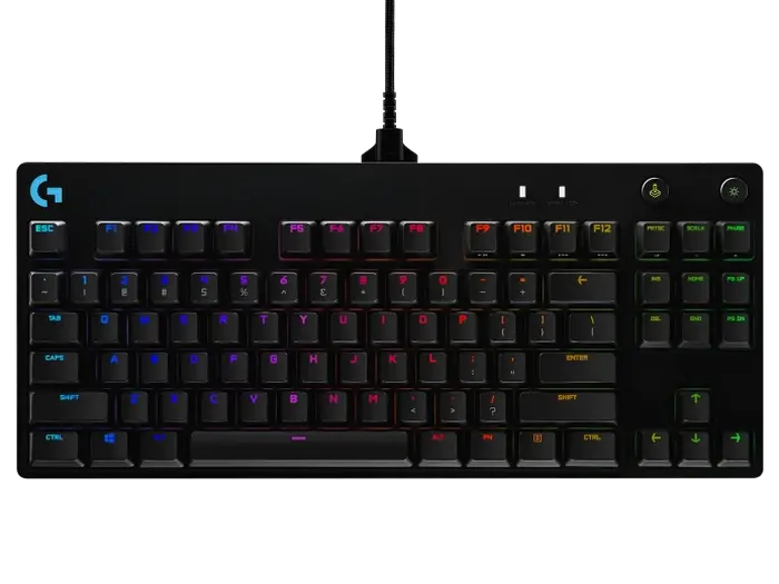Tastatură Logitech G Pro, Cu fir, Negru