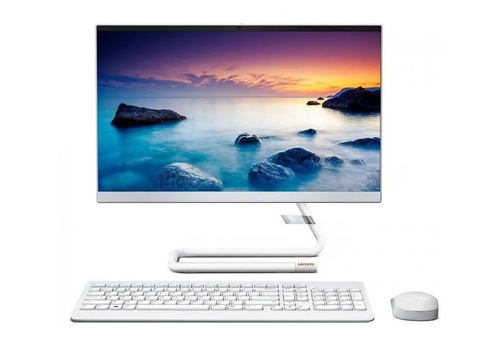 Computer All-in-One Lenovo IdeaCentre A340-22IGM, 21,5", Intel Pentium J5040, 4GB/256GB, Windows 10 Home, Alb