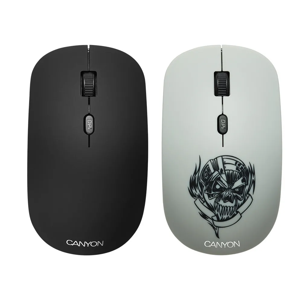 Mouse Wireless Canyon CND-CMSW401MC, Multicolor