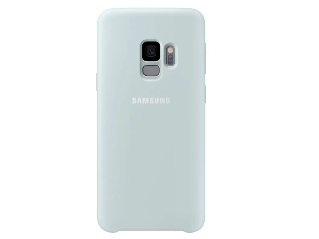 Husă Samsung Silicone Cover for Galaxy S9, Albastru