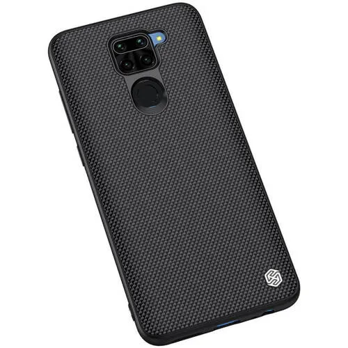 Husă tip carte Nillkin Redmi Note 9 - Textured Case, Negru