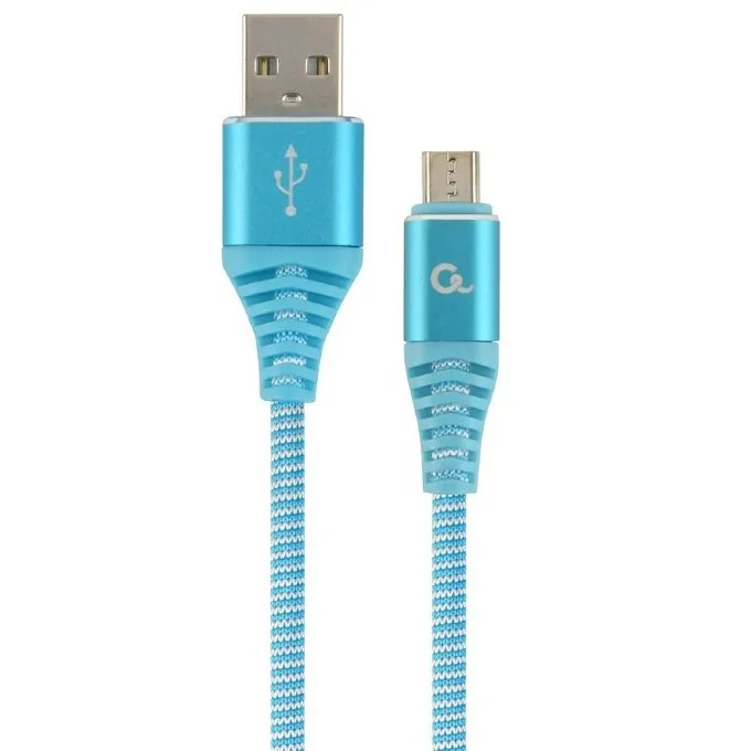Cablu încărcare și sincronizare Cablexpert CC-USB2B-AMmBM-2M-VW, USB Type-A/micro-USB, 2m, Albastru