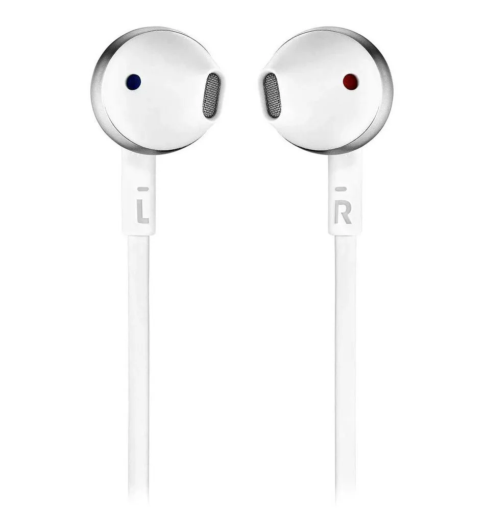 Căști JBL Tune 205BT, Argintiu