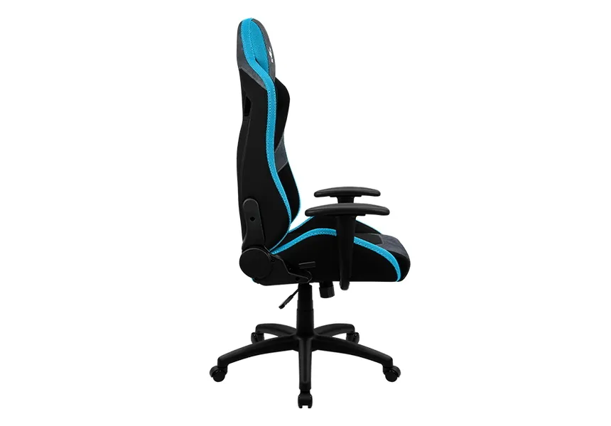Gaming Chair AeroCool COUNT Steel Blue, User max load up to 150kg / height 165-180cm