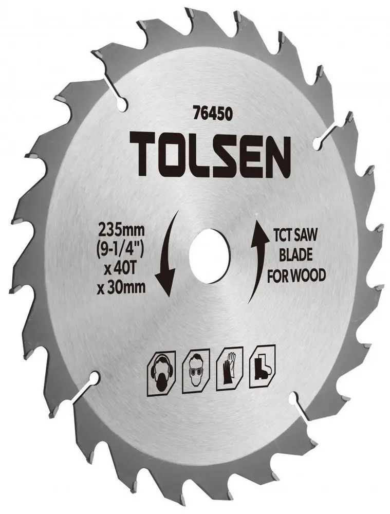 Disc de taiere lemn TOLSEN 185x30x40T