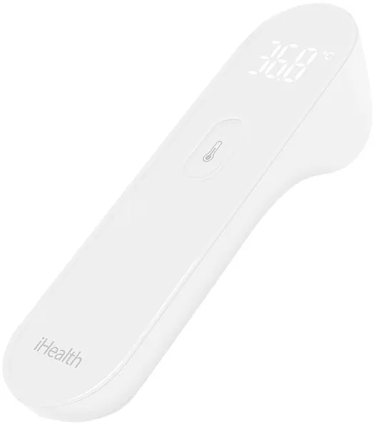 Termometru cu infraroșu fără contact Xiaomi Mijia iHealth JXB-310 LED, Alb
