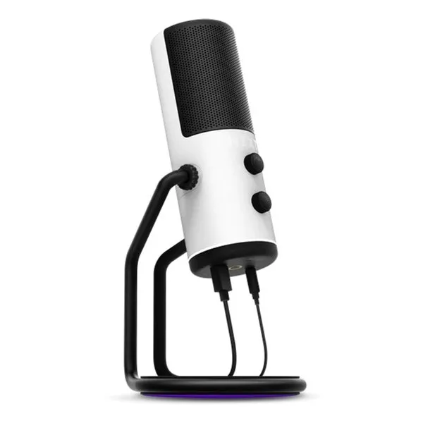Microfon Gaming NZXT Capsule, Cu fir, Alb