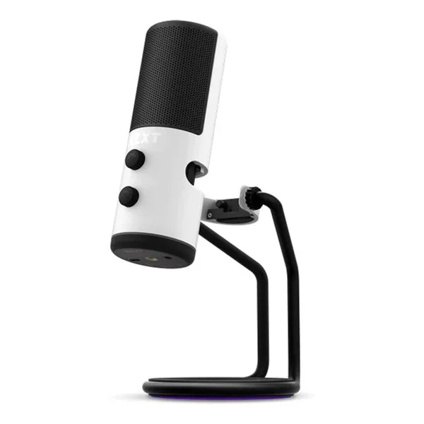 Microfon Gaming NZXT Capsule, Cu fir, Alb