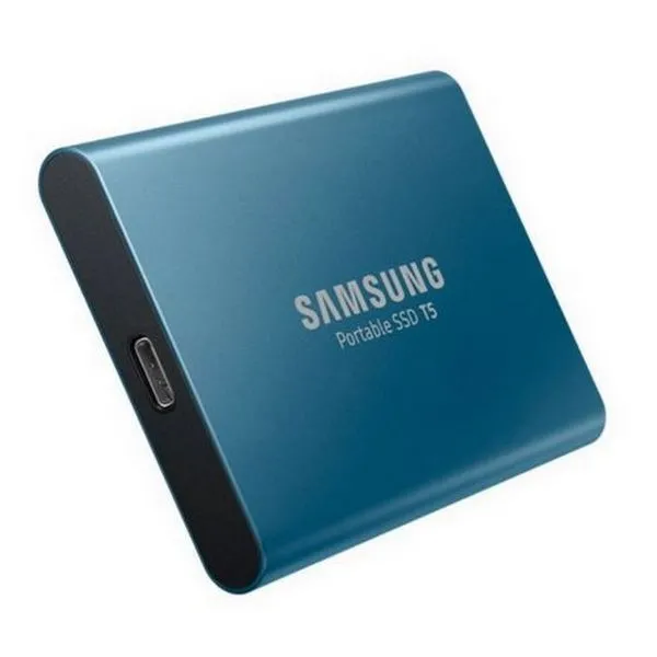 SSD portabil extern Samsung Portable SSD T5, 500 GB, Albastru (MU-PA500B/WW)
