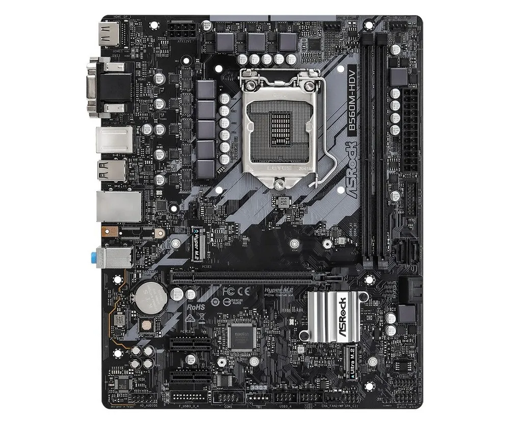 Placă de bază ASRock B560M-HDV, LGA1200, Intel B560, Micro-ATX