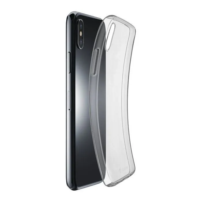 Husă Cellularline Fine - iPhone XS/X, Transparent
