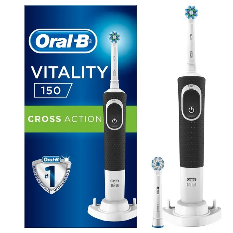 Periuță de dinți electrică BRAUN Vitality 150 Cross Action, Negru