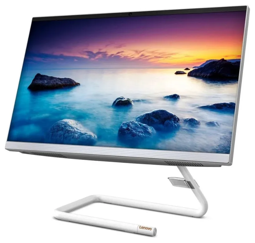 Computer All-in-One Lenovo IdeaCentre A340-22IGM, 21,5", Intel Pentium J5040, 4GB/256GB, Windows 10 Home, Alb
