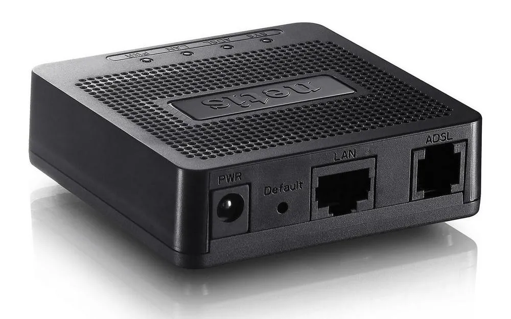 Modem ADSL Netis DL4201, ADSL/ADSL2/ADSL2 + până la 24 Mbps, Negru