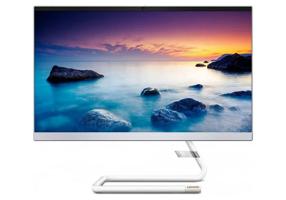Computer All-in-One Lenovo IdeaCentre A340-22IGM, 21,5", Intel Pentium J5040, 4GB/256GB, Windows 10 Home, Alb