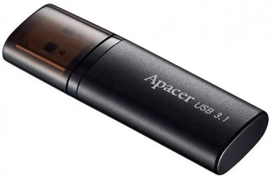 Memorie USB Apacer AH25B, 64GB, Negru
