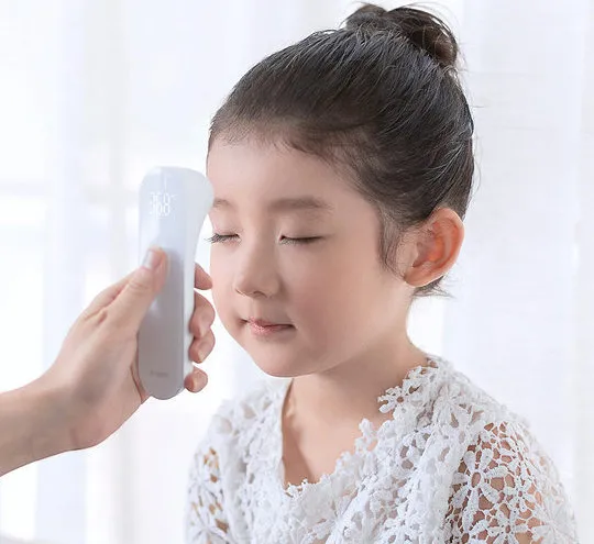 Termometru cu infraroșu fără contact Xiaomi Mijia iHealth JXB-310 LED, Alb