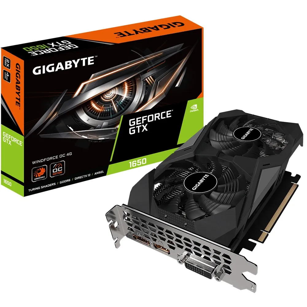 Placă Video Gigabyte GV-N1656WF2OC-4GD,  4GB GDDR6 128bit