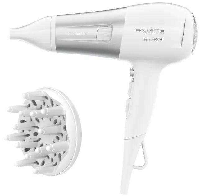 Uscător de păr Rowenta Powerline CV5930F0, 2400 W, Alb