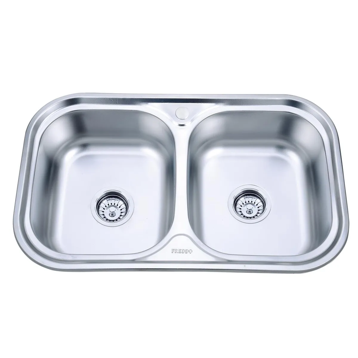 Chiuveta blat cu 2 cuve| inox  FREDDO| 800x400| SN9031    