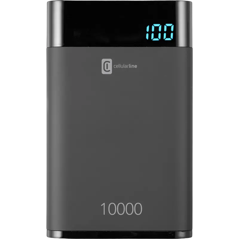 Acumulator extern Cellularline FreePower MANTA 10000, 10mAh, Negru