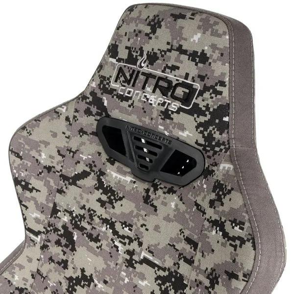 Scaun Gaming Nitro Concepts S300, Material, Camuflaj