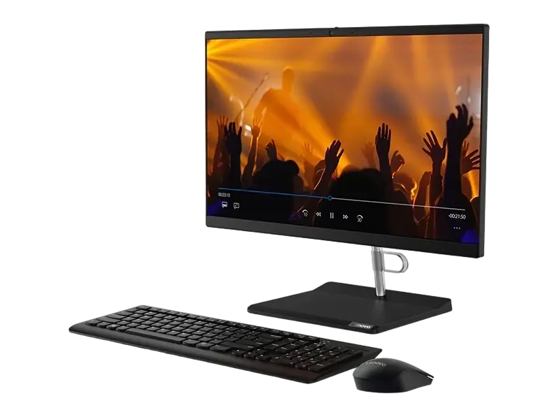 Computer All-in-One Lenovo V30a 22IML, 21,5", Intel Core i5-1035G1, 8GB/256GB, Fără SO, Negru