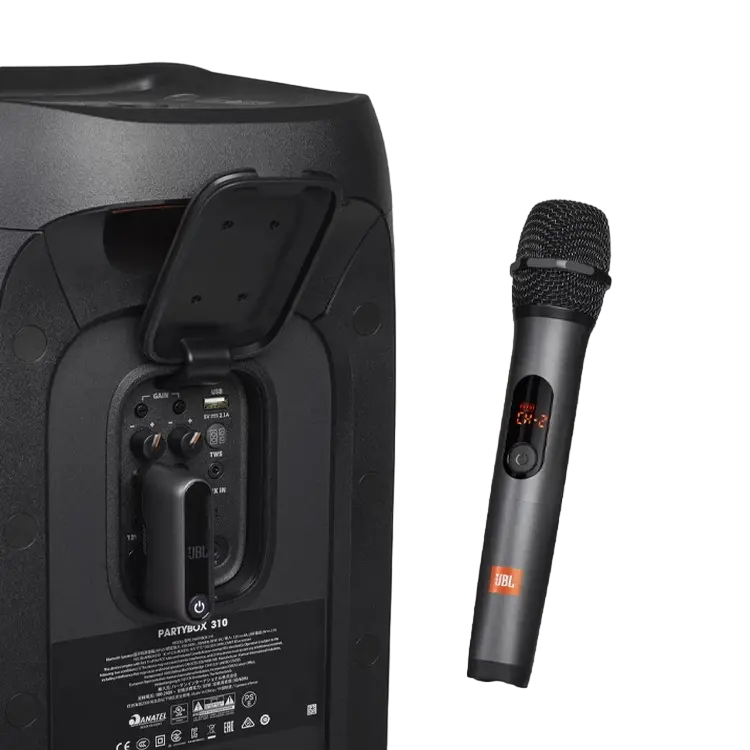Microfon vocal JBL JBLWIRELESSMIC, Fără fir, Negru