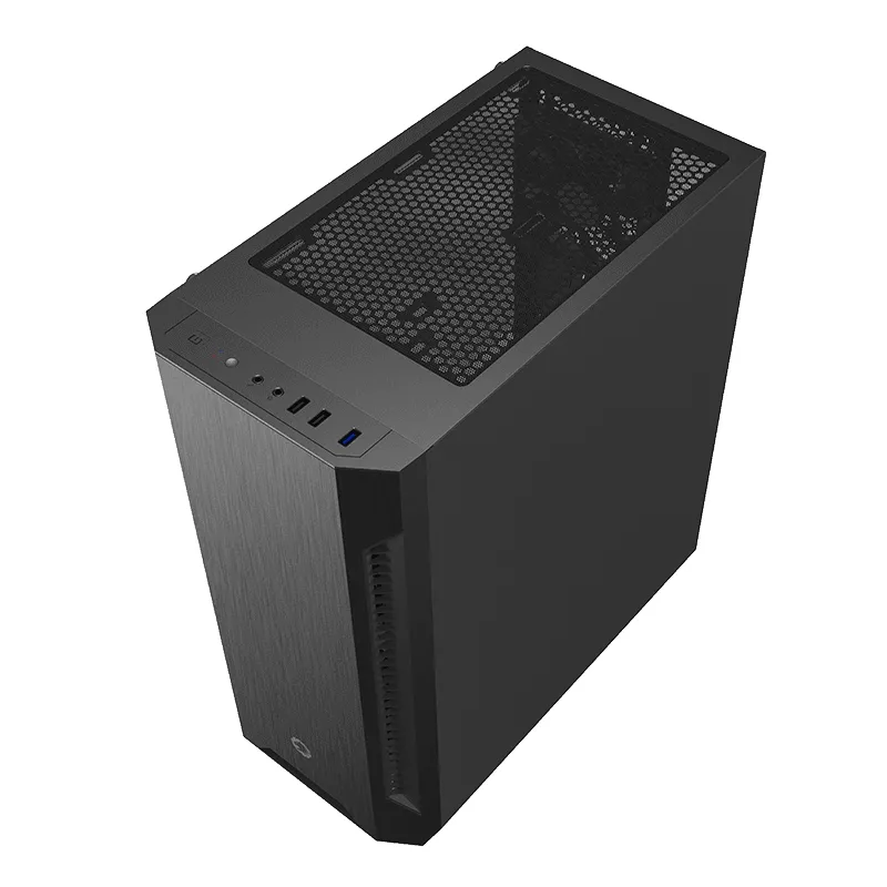 Carcasă PC Gamemax Fortress TG, Midi-Tower, ATX, Negru