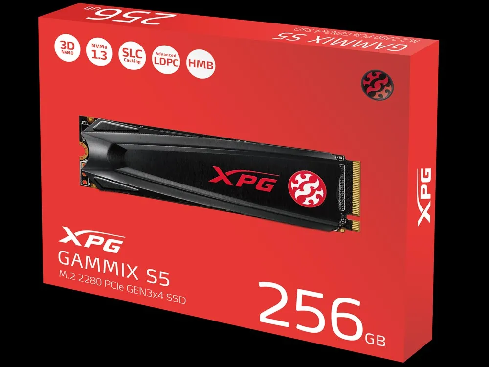 Unitate SSD ADATA XPG GAMMIX S5, 256GB, AGAMMIXS5-256GT-C
