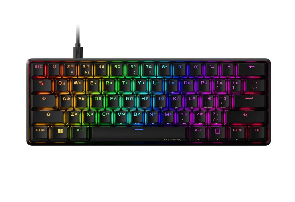 Tastatură HyperX Alloy Origins 60, Cu fir, Negru