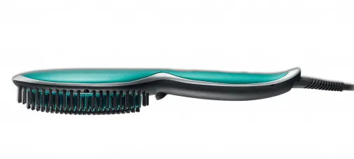 Perie de îndreptare Rowenta Power Straight CF5820F0, Negru | Verde