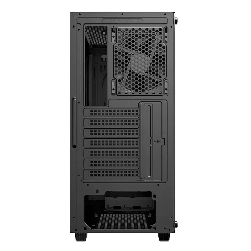 Carcasă PC Gamemax Fortress TG, Midi-Tower, ATX, Negru