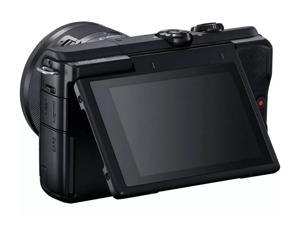 Aparat Foto Mirrorless Canon EOS M200 Streaming Kit, Negru