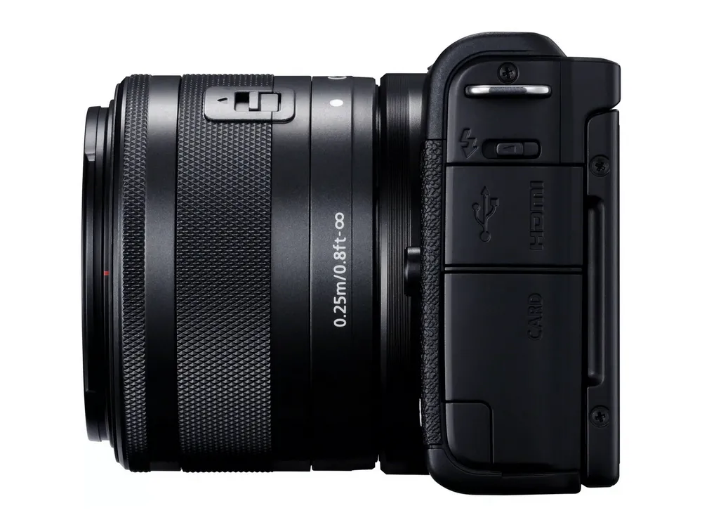 Aparat Foto Mirrorless Canon EOS M200 Streaming Kit, Negru