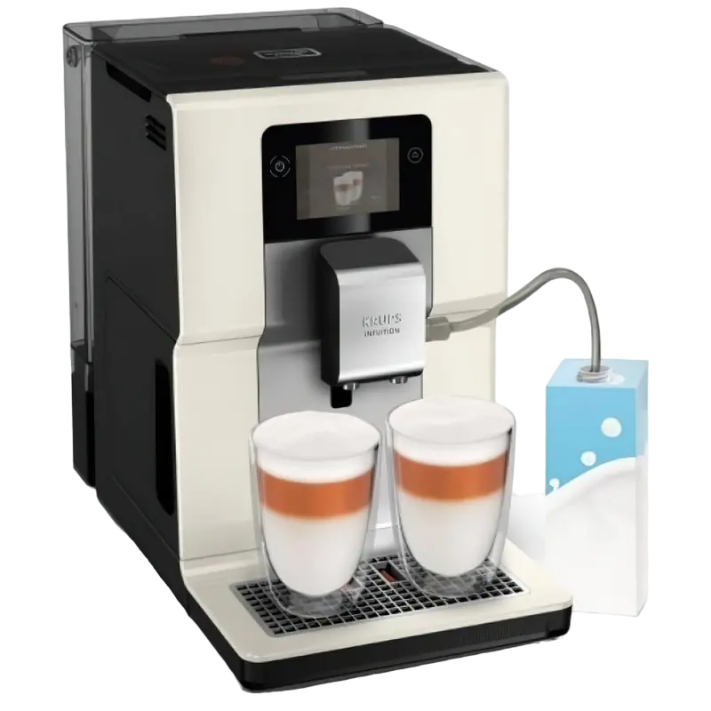 Espressor automat Krups EA872A10, Bej