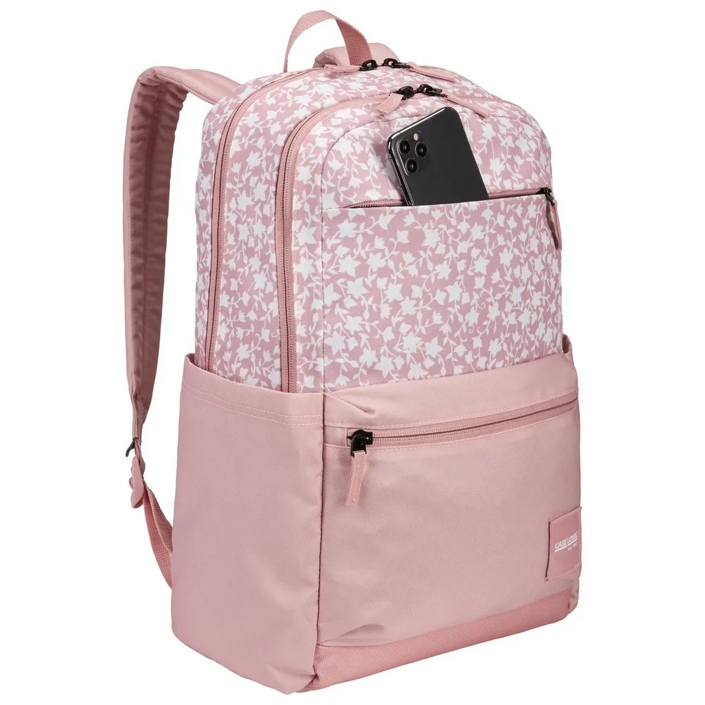 Backpack CaseLogic Uplink, 26L, 3204579, White Floral/Zephyr Pink for Laptop 15,6