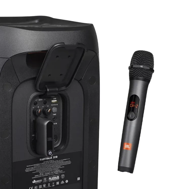 Microfon vocal JBL JBLWIRELESSMIC, Fără fir, Negru