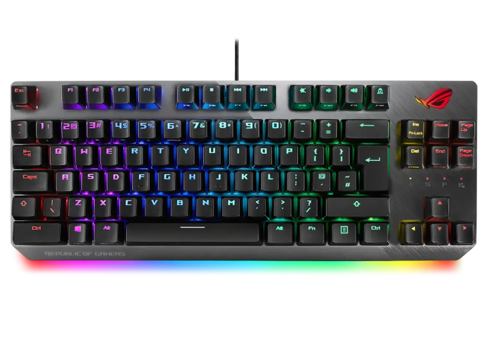 Tastatură ASUS ROG Strix Scope TKL, Cu fir, Negru