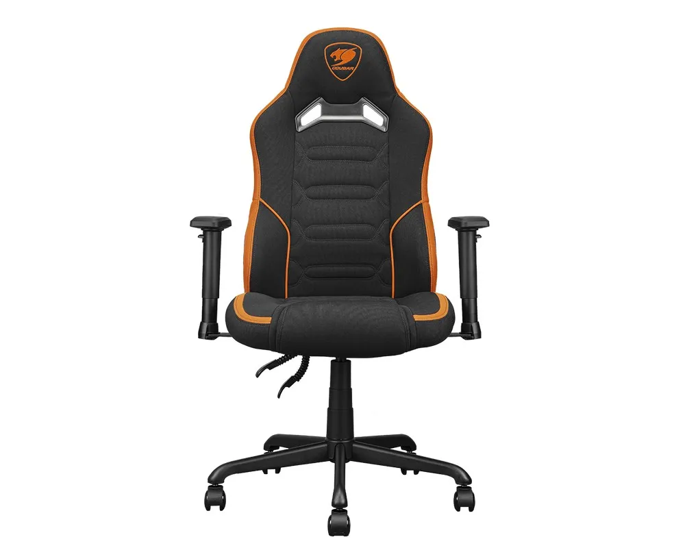 Scaun Gaming Cougar Fusion SF, Plasă elastomerică respirabilă, Portocaliu