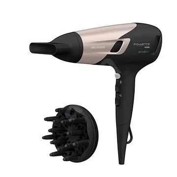Uscător de păr Rowenta Studio Dry Glow CV5831F0, 2100 W, Negru | Roz